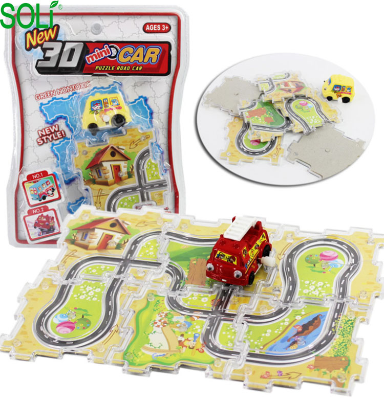 Автомобиль трек головоломки Развивающие игрушки головоломка цепь автомобиль игрушки