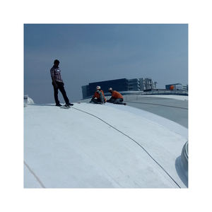 Revestimiento Impermeable Acrílico para Techos Exteriores con Protección Solar, Aplicación con Brocha, Pintura Reflectante de Aislamiento Térmico para Metal - Product Image 5