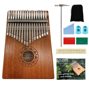 Factory thumb piano kalimba 17-tone finger piano beginners introduction portable musical instrument