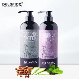 DELOFIL Cheveux Protéine L&#39;humidité Sans Sulfate Shampooing Et Revitalisant Acides Collagène Couleur-Protection Shampooing Base