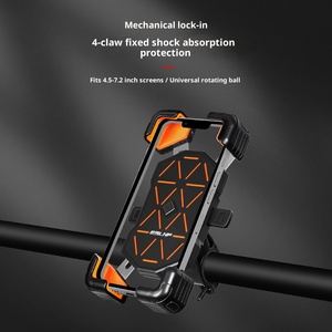 Support de téléphone pour moto/vélo, support de téléphone portable monté sur le guidon, support universel pour téléphone portable pour vélo - Product Image 2