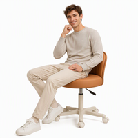Tabouret pivotant en cuir PU pour salon de beauté, barbier, coiffeur, lifting des ongles, design moderne et simple, mobilier de salon commercial
