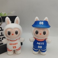 Jouet à presser en PU à récupération lente, figurine mignonne Rabbu Doll pour adultes et enfants, cadeau anti-stress, décompression par bulles