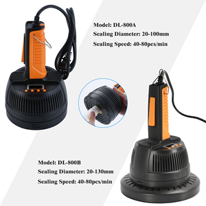 Machine de scellage par <span class=keywords><strong>induction</strong></span> en aluminium pour bouchons de bouteilles portables pour petites entreprises, pour diamètre de bouchon de 20 à 130 mm - Product Image 3