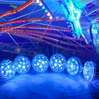 Lumière LED décorative de fête pour la salle, ampoule intelligente à pixels RGB programmable, lumière ponctuelle à pixels pour parc d'attractions