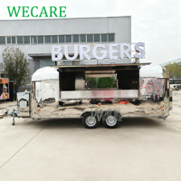 WECARE Bar à smoothies, café, pâtisseries, desserts, bretzels, hot-dogs, glaces, remorque de restauration mobile, food truck entièrement équipé