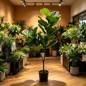 120cm Tall Fiddle-leaf fig – Eco-Friendly <b>Plant</b> for Wedding & Event Decoration - Product Image 3