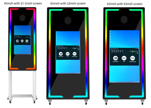 US UK Euro Stock LED Magic Mirror Photo Booth con luz incorporada <span class=keywords><strong>Selfie</strong></span> Mirror Compatible con todas las cámaras - Product Image 3