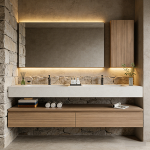Meuble de rangement de salle de bain en contreplaqué multicouche durable <span class=keywords><strong>à</strong></span> structure stable pour la maison - <span class=keywords><strong>Prix</strong></span> bas - Product Image 5
