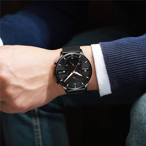 REWARD 82001M Business <b>Mens</b> <b>Watches</b> Brand Luxury Chronograph <b>Waterproof</b> Quartz <b>Watch</b> <b>Men</b> Stainless Steel Sport Date Wristwatch - Product Image 5