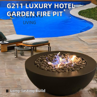 Ensemble de bar à gaz intégré, table brasero haute en propane, ensemble bistrot extérieur pour piscine et balcon