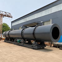Séchoir à tambour industriel pour granulés d'engrais composés, séchage continu, capacité 1-50t/h, acier inoxydable 304