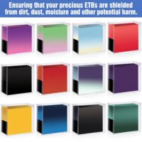 Boîtes de protection pour cartes de jeu TCG Pokémon Elite Trainer Booster, en plastique PET transparent, anti-rayures, anti-poussière, avec logo personnalisé imprimé OEM ODM