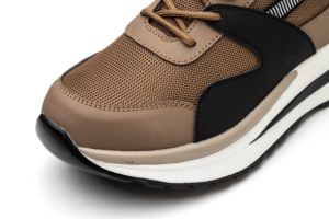 Chaussures de sécurité légères et respirantes avec semelle en PU souple, semelle intermédiaire anti-perforation, tige en maille anti-écrasement, antidérapantes et anti-huile, style tendance - Product Image 5