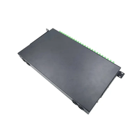 KEXINT ODF 24 puertos 4 vías LC/APC adaptador 96 núcleos fibra óptica Patch Panel con adaptador Cable Marco de distribución de fibra