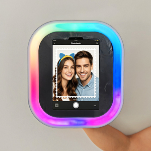 Cabina Fotografica Portatile per iPad Mini, Chiosco Selfie Itinerante Compatibile con App TikTok per Matrimoni e <span class=keywords><strong>Feste</strong></span> di Compleanno - Product Image 2