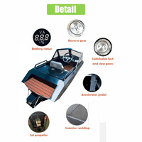 Artisanat de jeux d'eau personnels bon marché Voiture Bateau en aluminium avec moteur Mini Jet Boat électrique Water Jet Drive Go Kart à vendre