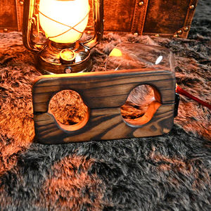 Hm Bdsm Boeien Natuurlijk Hout Hand Enkel Bondage Zelfbeheersing Exotische Seksmeubilair Luxe Knik Houten Handboei Voor Rollenspel - Product Image 1