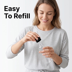 Meilleures ventes : Kit de voyage anti-fuite avec flacons de toilette en plastique rechargeables et pochette de rangement – Couleurs et tailles personnalisables, design tendance - Product Image 4