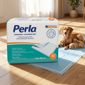 Perla Matelas de change jetable 60x90cm Haute absorption Protection anti-fuites pour adultes 30 pièces - Product Image 6