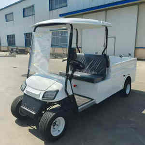 Usine de Noël 2 <span class=keywords><strong>places</strong></span> avec boîte de chargement Chariot de golf Chariot <span class=keywords><strong>utilitaire</strong></span> Voiture de club Voiture de chasse Chariot de golf électrique - Product Image 2