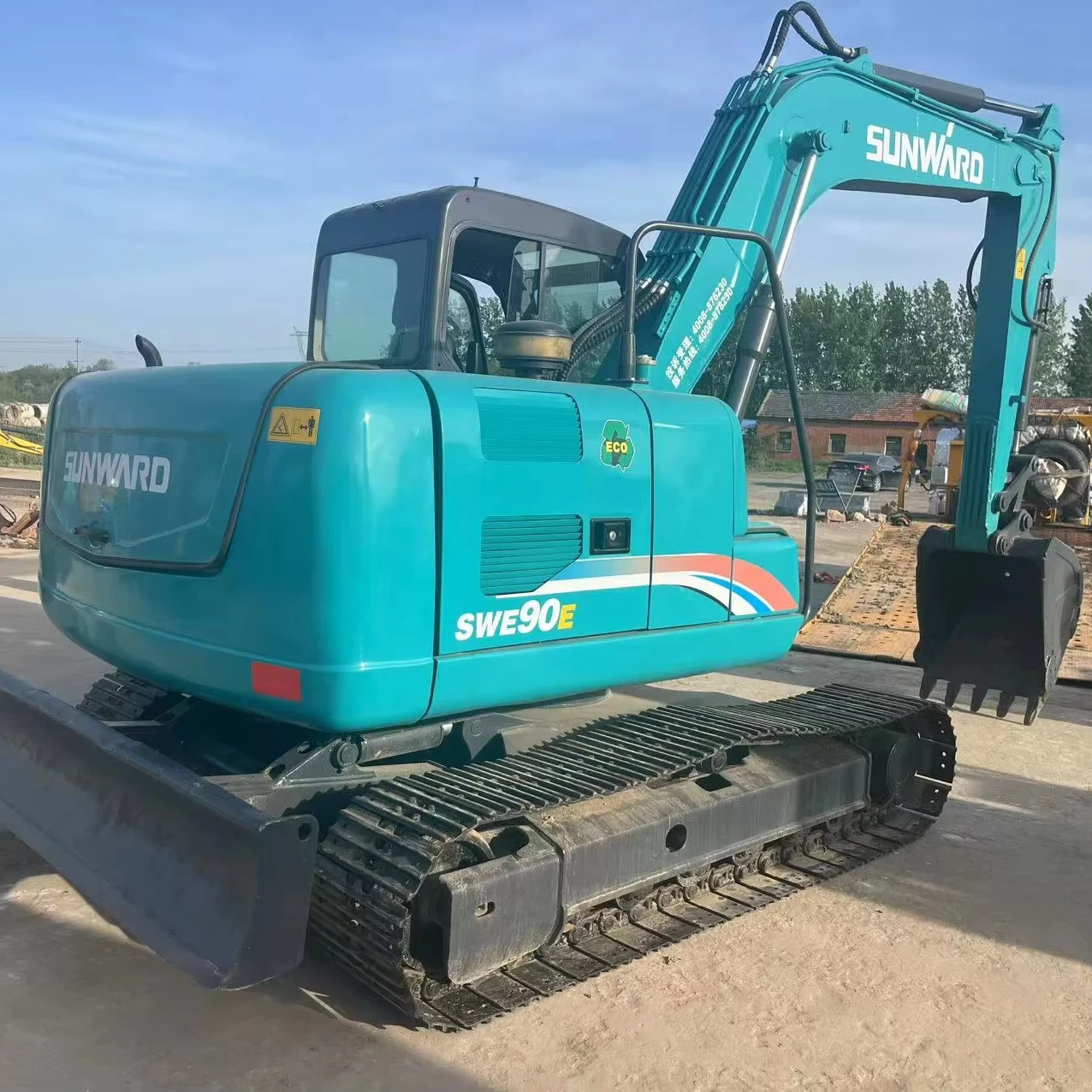 Экскаватор SUNWARD SWE90E SWE90 Подержанный тяжелый экскаватор оборудование для сельскохозяйственных экскаваторов Инженерная машина со скидкой Китай