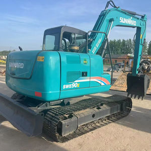 Excavatrice sur chenilles hydraulique d'occasion SWE SWE90E SWE90, modèle 2023, 9 tonnes, boîte de vitesses, pompe à engrenages, moteur Yuchai, certifiée CE, prix réduit - Product Image 1