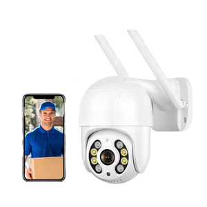 Caméras de sécurité Jortan en promotion, extérieures, avec détection de mouvement, Wi-Fi intelligent, vision nocturne couleur HD, tête pivotante et grand angle - Product Image 1