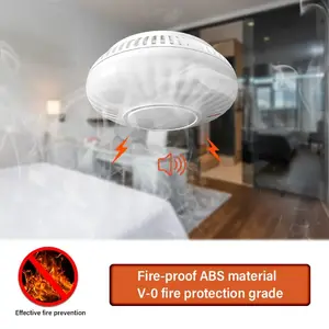 ANKA EN14604 détecteur de fumée alarme incendie WiFi interconnecté détecteur de fumée avec batterie au lithium de 10 ans détecteur de fumée