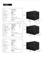 Ensemble d'enceintes amplifiées audio KYYSLB pour karaoké à domicile, équipement sonore professionnel pour salle de spectacle complète, enceintes pour karaoké à domicile