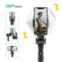Vente chaude bouton rotatif en aluminium trépied support 1.63M étanche antichoc niveau à bulle Portable caméra téléphone extérieur en direct Vlog
