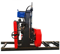 Machine de découpe du bois, scie à ruban, Diesel, 1 pièce
