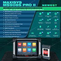 Autel Scanner MaxiSys MS908S Pro II Android 10 Advanced CPU Coding Programación Altar Diagnostics Tools Actualizado de MS908SP