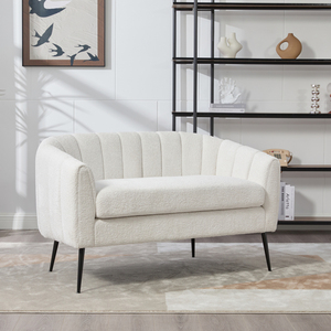 Poltrona da Lettura M Premium <span class=keywords><strong>in</strong></span> Ciniglia, Moderna e Accogliente, con Struttura <span class=keywords><strong>in</strong></span> <span class=keywords><strong>Legno</strong></span> Massello e Gambe <span class=keywords><strong>in</strong></span> Metallo, Produzione di Fabbrica - Product Image 1
