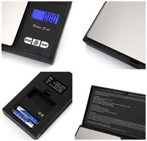 व्यक्तिगत इलेक्ट्रॉनिक सोने के गहने पैमाने 100 जी 200 जी 300 जी/0.01g सटीक डिजिटल सोने की जेब स्केल - Product Image 2
