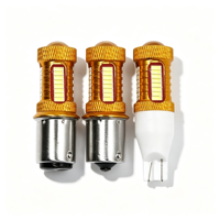 Ampoule LED pour voiture 4014-38SMD, 6000K, blanc, boîtier doré, feu stop, feu de recul, feu de position latéral, 12V