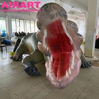 Ballon réaliste en forme de crocodile, ballon gonflable de décoration pour aquarium