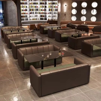 Ensemble de tables et chaises de restaurant au design moderne et personnalisé pour restaurant, café, salon de thé, salon, entrepôt, salle de séjour