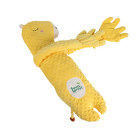 Coussin de Sommeil Apaisant pour Bébé en Forme de Main, Dispositif de Sommeil en Peluche, Coussin d'emmaillotage