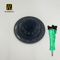 Diaphragme en caoutchouc pour brise-roche hydraulique d'excavatrice BRP140, pièces de rechange pour kit de joint d'accumulateur de marteau