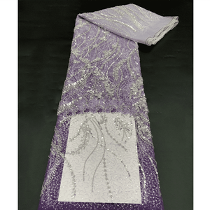 New Design Rhinestone Ombre Mesh <strong>Fabric</strong> Wedding Crystal Sequined 3D Beaded <strong>Heavy</strong> <strong>Lace</strong> Embroidery Tulle Mesh <strong>Fabric</strong> - Product Image 4