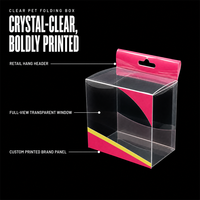 Boîtes en plastique PP PVC PET imprimées en couleur pour l'emballage extérieur de cosmétiques, d'électronique grand public, de bijoux, d'aliments et d'autres produits