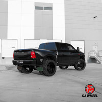 Rines Todoterreno Reforzados SJ Custom para Camionetas, Ruedas Forjadas Dobles 8x210 8x170 10x225 22 24 26 28 30 Pulgadas para Ford Dodge