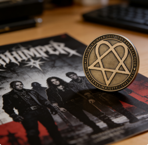 เหรียญที่ระลึก<span class=keywords><strong>วง</strong></span>ดนตรีแบบกำหนดเอง |   เหรียญโลหะรูปหัวใจแบบสั่งทำพิเศษ, เหรียญที่ระลึกโบราณแบบ 2 มิติ/3 มิติ - Product Image 2