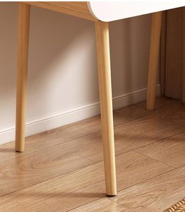 Bureau de maquillage led en <span class=keywords><strong>bois</strong></span> nordique pour filles, coiffeuse avec tiroirs <span class=keywords><strong>et</strong></span> miroir, chambre à coucher, <span class=keywords><strong>commode</strong></span> moderne pour femmes - Product Image 6