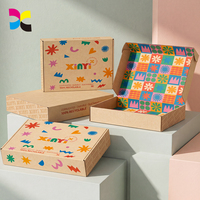 Boîte d'expédition en carton ondulé personnalisée de qualité supérieure pour masques faciaux, cosmétiques, logo personnalisé, écologique, expédition rapide