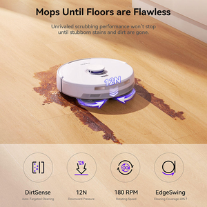 <span class=keywords><strong>Narwal</strong></span> Freo X Ultra Smart Home Robot Aspiradora Auto Mopa Lavado Auto Vaciado Lavado en húmedo Multi Piso Enchufe de EE. UU. Barrido automático - Product Image 3