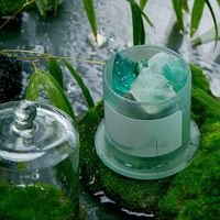 Diffuseur d'arômes en pierre de cristal OEM pour huiles essentielles, bouteilles en verre écologiques longue durée, décoration d'intérieur, parfum et fragrance