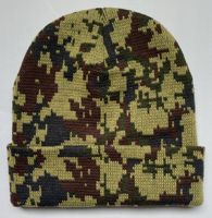 Gorro de Punto Jacquard con Camuflaje, Unisex, para Hombre y Mujer, para Viajes al Aire Libre, Cálido para el Invierno