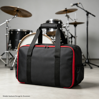 Sac de transport BSCI personnalisé pour double pédale de grosse caisse, étanche avec fermeture éclair, écologique et léger, pour instruments de musique